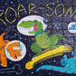 Chuckle & Roar - Roar-Some Glow in The Dark Jigsaw Puzzle for Kids - 100 Piece Educational Space Dino Puzzle - Ages 6+ - Fun Learning, Fine Motor