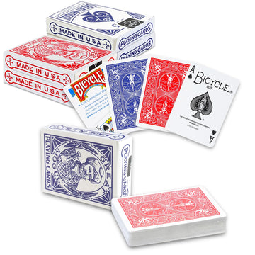 Bicycle Vintage Great Mogul Rider Back Playing Cards 4 Pack - Bundle with 4 Air Cushioned Playing Card Decks in Collectable Box Playing Cards Bulk