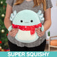 Squishmallows Original 10-Inch Richie The Axolotl - Official Jazwares Plush - Collectible Soft & Squishy Stuffed Animal Toy - Gift for Kids, Girls