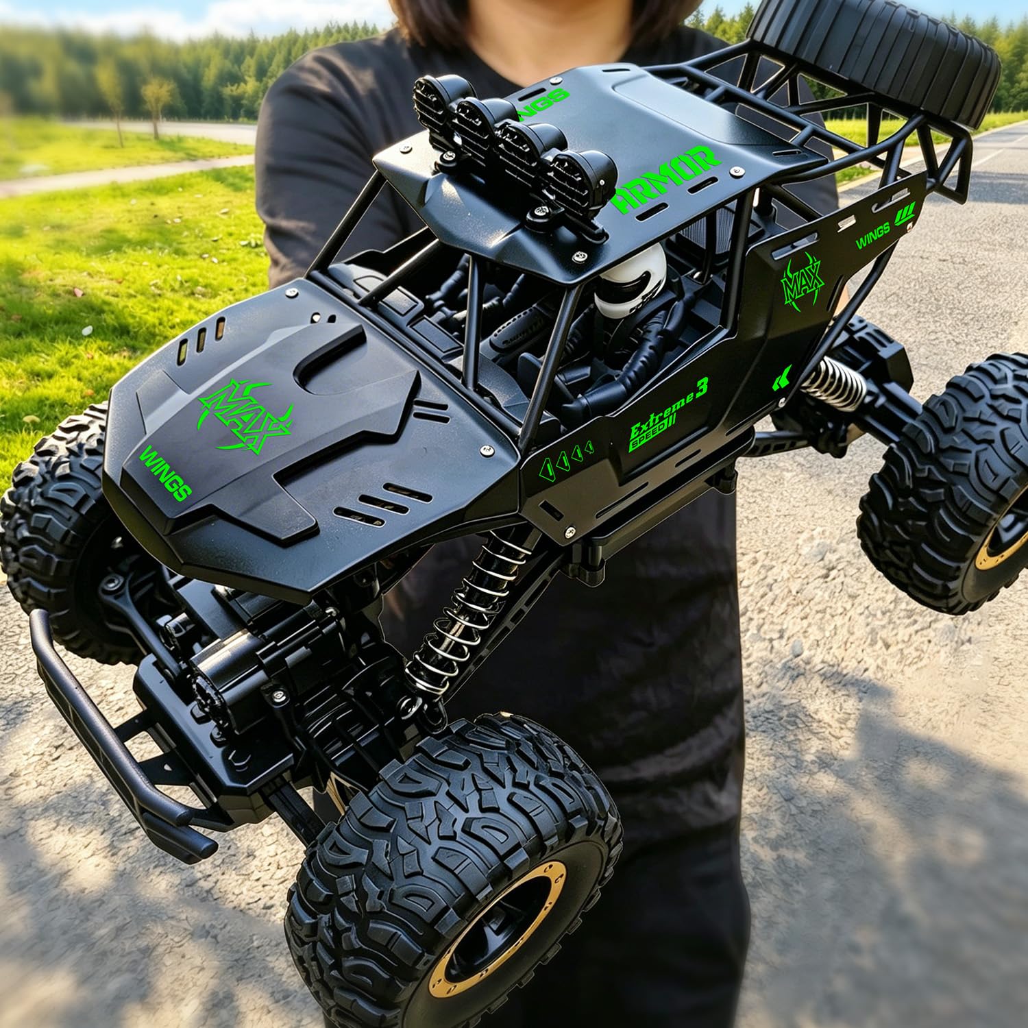 WIAORCHI 1:12 Scale RC Cars Remote Control Car, 4WD Off-Road Monster Truck