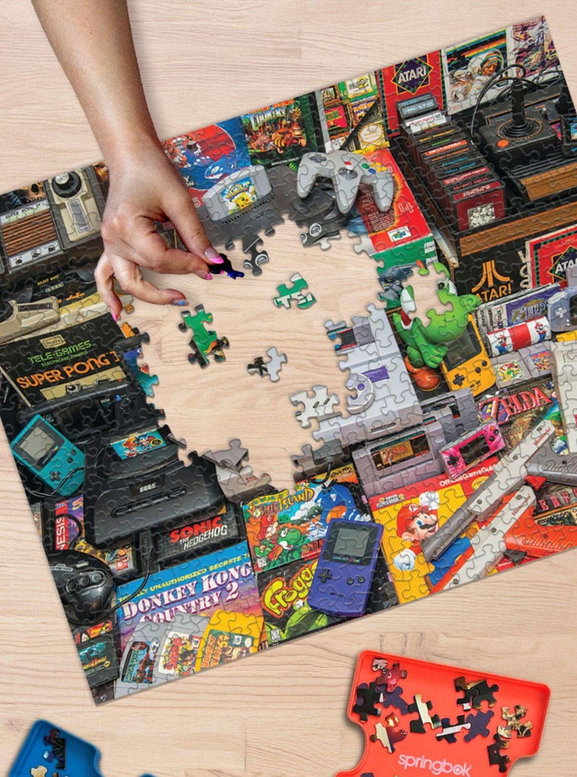 Springbok's 1000 Piece Jigsaw Puzzle Gamer's Trove, Multi