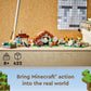 LEGO Minecraft The Abandoned Village Building Kit 21190, Minecraft Zombie Toy Set, Gift Idea for Kids Girls Boys Age 8+ Featuring Game Figures