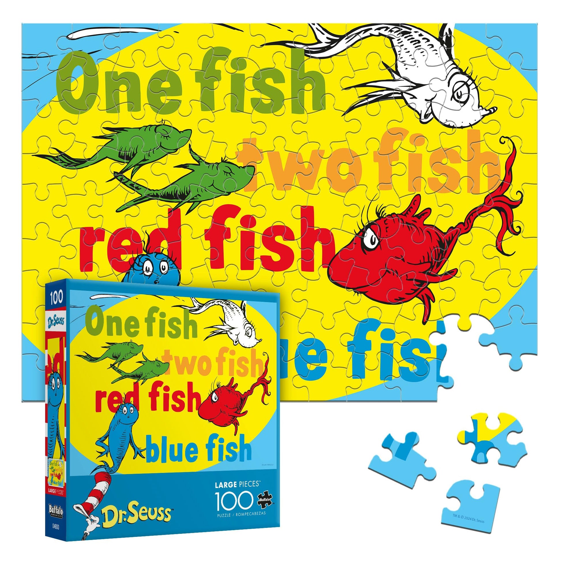 Buffalo Games - 100 Piece Dr. Seuss Jigsaw Puzzle for Kids Ages 6-8