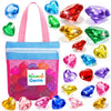 Niceup 24pc Diving Gems Pool Toys, 4 Extra Large and 20 Large Acrylic Gems
