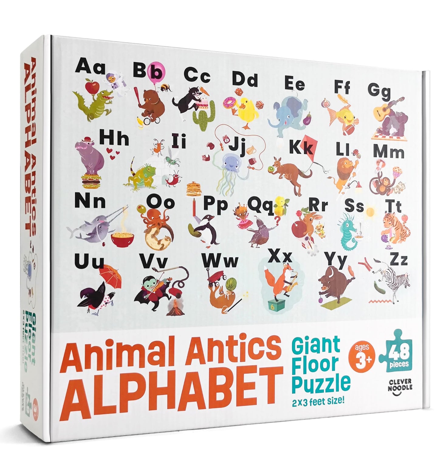 Animal Antics Alphabet Puzzles for Toddlers 3-5, ABC Puzzle, Toddler ABC Learning Toys, Preschool & Kindergarten Learning Toys for Kids