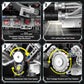 HIGH GODO V8 Engine Building Kit that Works, Build Your Own MOC V8 Engine Model with App Control, Visible Car Engine Model Kit with Motor and Lights