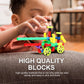 KAKATIMES STEM Building Blocks Toy for Kids, Educational Toddlers Preschool Brain Toy Kit, Constructions Toys for 3 4 5 6 7 8 Years Age Boys