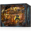 Pirate Book Nook Kit - DIY Miniature House Kit for Adults, Teens, Dollhouse Booknook Bookshelf Insert Decor with LED Light, 3D Wooden Puzzle Gifts