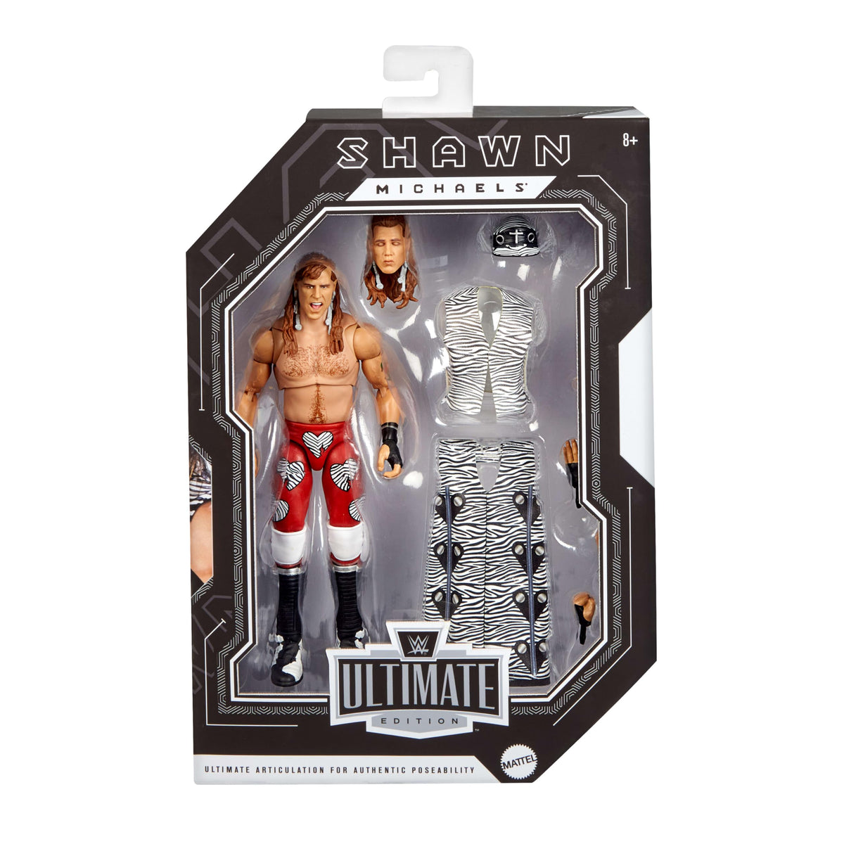 Mattel WWE Ultimate Edition Shawn Michaels Action Figure & Accessories