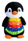 Buckle Toy - Blizzard Penguin Stuffed Animal - Montessori Learning Activity Toy - Develop Motor Skills and Problem Solving - Counting and Color