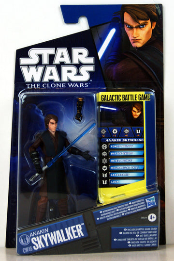 Star Wars 2011 Clone Wars Animated Action Figure CW No. 45 Anakin Skywalker
