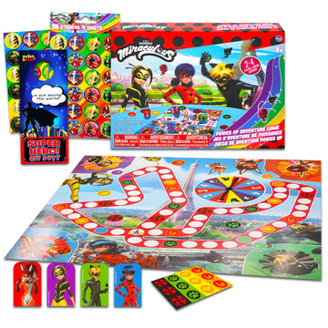 Miraculous Ladybug Power Up Game for Kids - Miraculous Ladybug Bundle with Power Up Adventure Game Plus Miraculous Ladybug Stickers (Miraculous