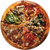 Bits and Pieces - Pizza Pie Round Jigsaw Puzzle for Adults - 300 or 1000 Pieces - 20” Diameter - Fun Food Puzzle with Realistic Toppings (1000 Piece