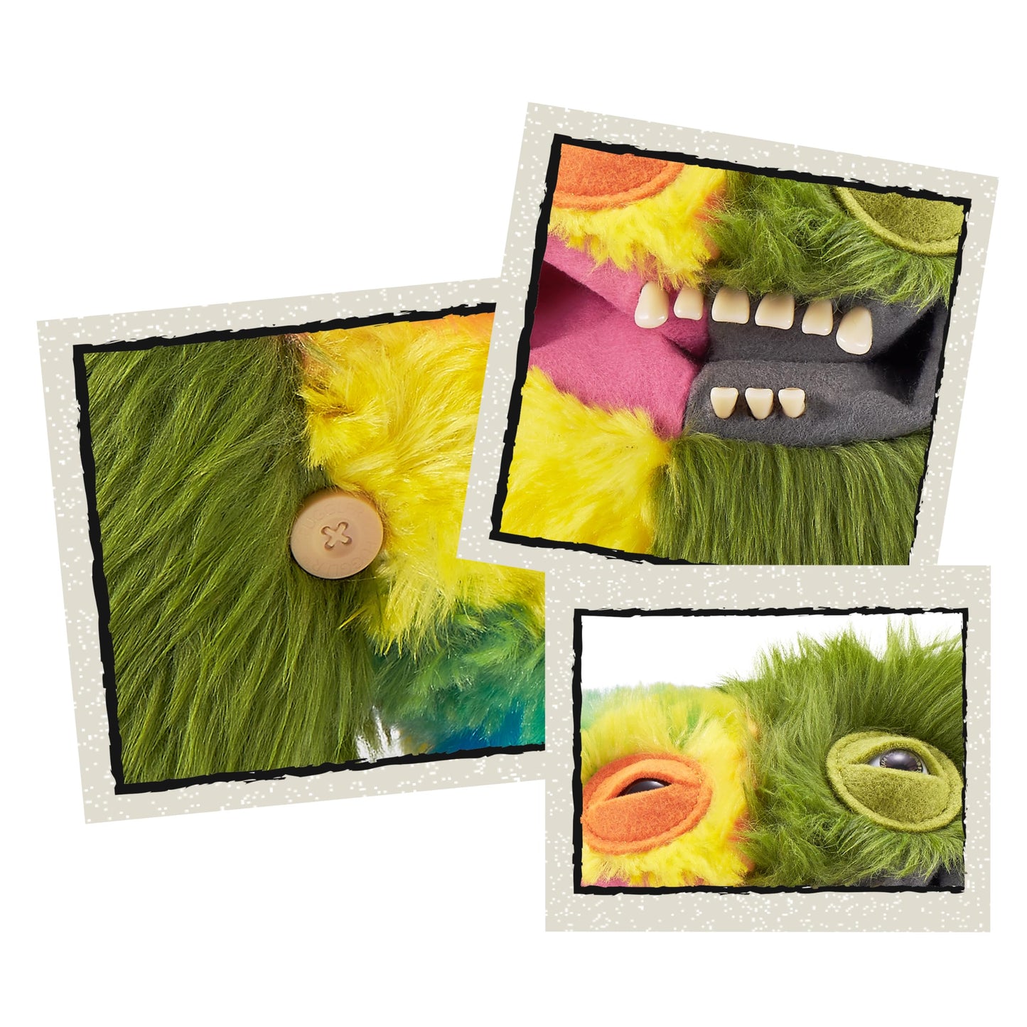 Fuggler ZURU Misfit Monsters 9" Series 1 Funny Ugly Monster Plush Toy (Grinnero McGoo - Green & Multi)