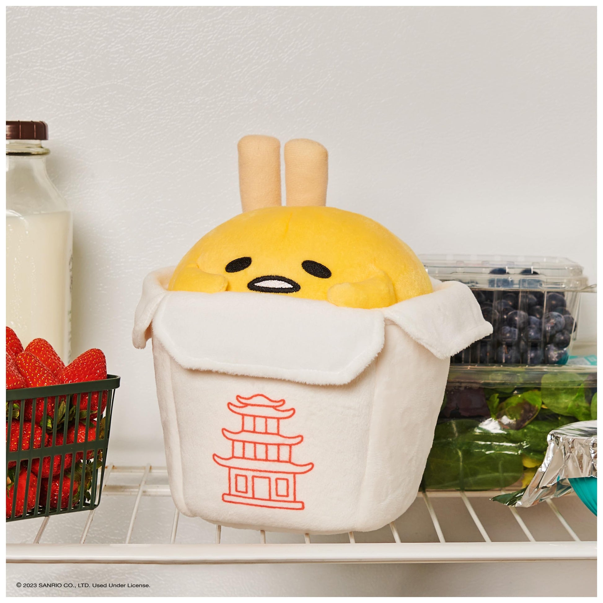 GUND Sanrio Take Out Gudetama 9-Inch Egg Plush Toy for Ages 1+