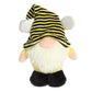 Aurora Vibrant Spring The Gnomlinis Bee Gnome Stuffed Animal - Decorative Charm - Endless Fun - Yellow 7.5 Inches