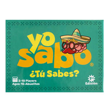 Yo Sabo: Edition 1 - The Original Bilingual Card Game - Learn Spanish with Cómo Se dice, Fun Trivia, & Challenge Cards - Family-Friendly - 160 Cards