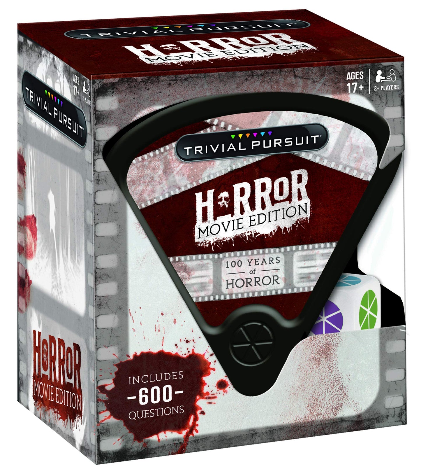 Trivial Pursuit: Horror Movie Edition, 600 Questions from Classic Horror Films, Trivia Board Game for Fans of Horror Movies