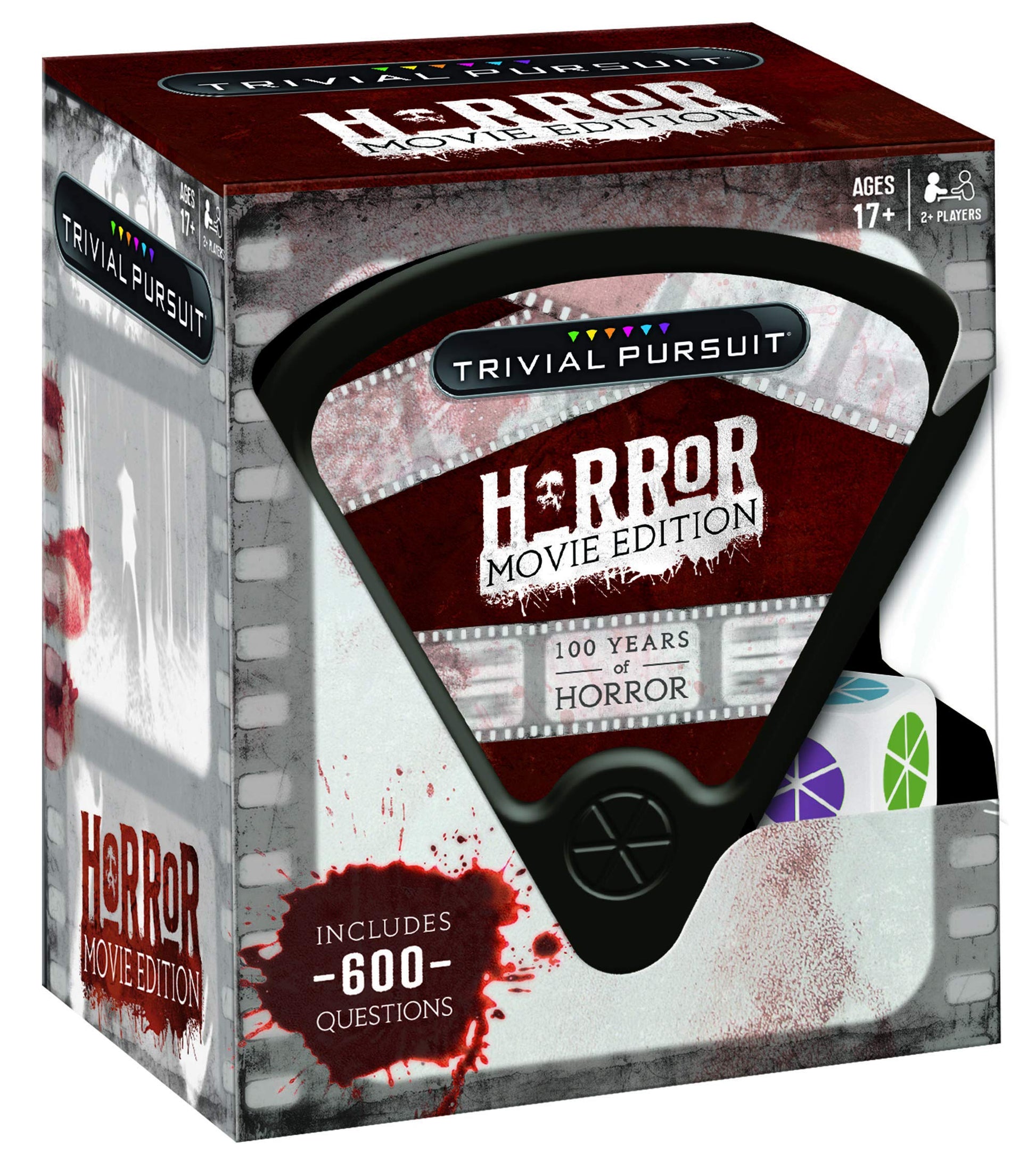 Trivial Pursuit: Horror Movie Edition, 600 Questions from Classic Horror Films, Trivia Board Game for Fans of Horror Movies
