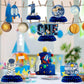 12Pcs First Trip Around The Sun One Letter Table Party Supplies Outer Space 1st Birthday Honeycomb Centerpiece Party Decoration Planets Solar System