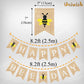 Uniwish Burlap Happy Bee Day Banner Bee Birthday Party Decorations