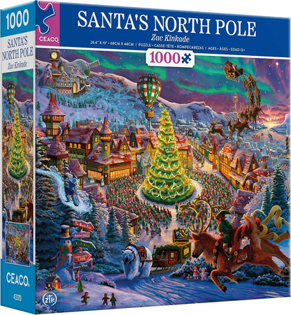 Ceaco - Santa's North Pole - 1000 Piece Christmas Jigsaw Puzzle