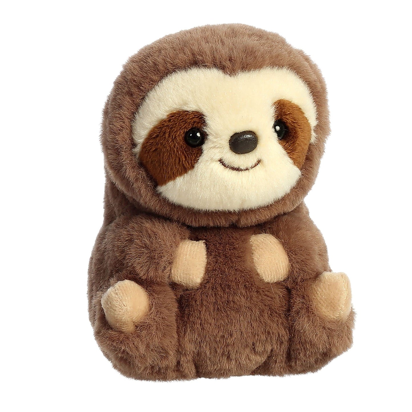 Aurora® Playful Rolly Pet™ Seth Sloth™ Stuffed Animal - Compact Size for On-the-Go Fun - for Adults, Kids, Birthdays, and Anniversaries - Brown 5