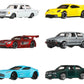 Hot Wheels 1:64 Scale Die-Cast Toy Cars, Set of 6 Euro Style Collectible Vehicles with Elevated Deco, for Play or Display (Styles May Vary)