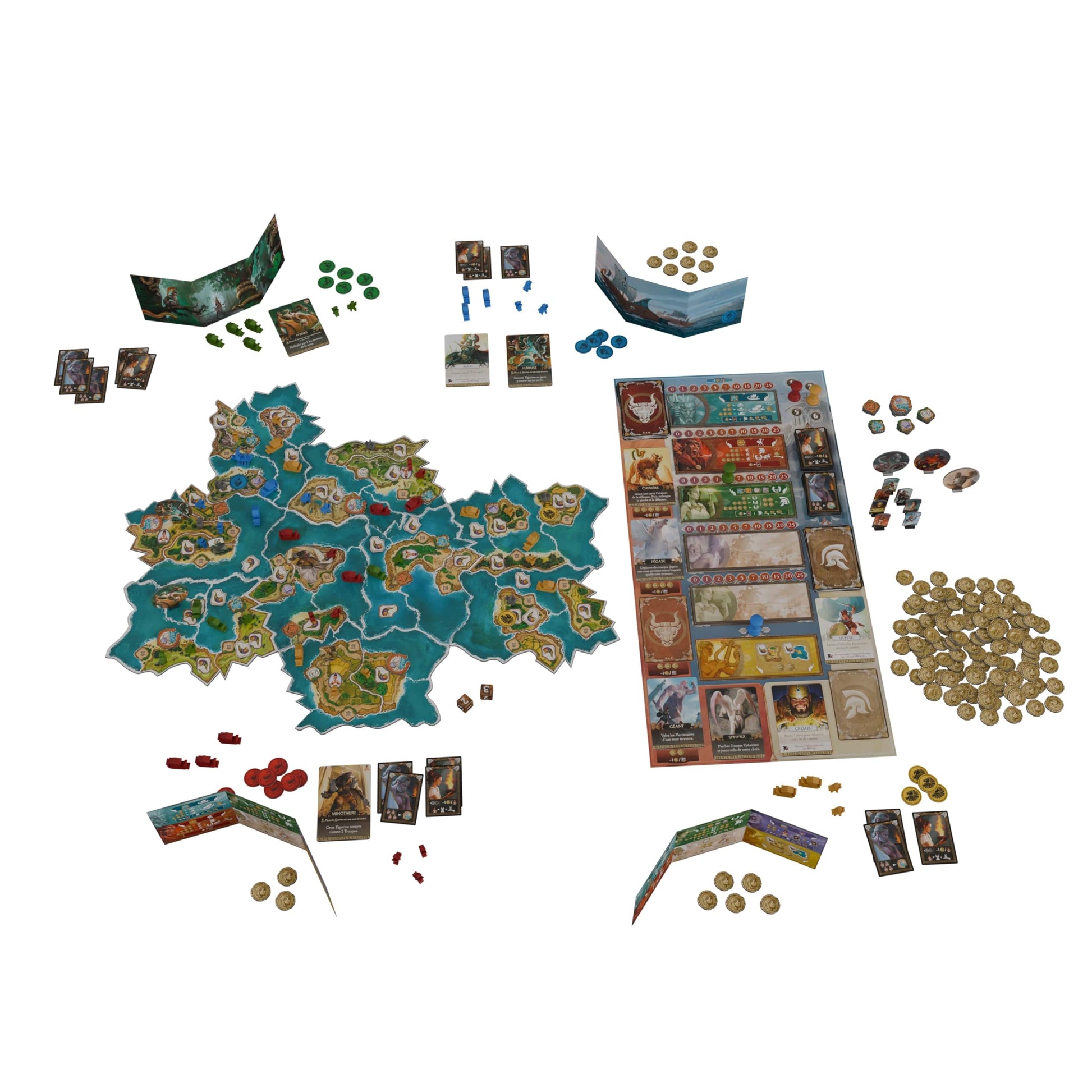 Cyclades | Epic Mythological Greek Strategy Game for Teens & Adults | Classic Auctioning & Area Control Board Game | 1v1, Competitive, or Team Modes |