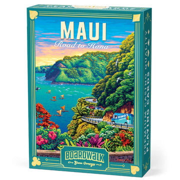 Boardwalk Puzzles Premium Featherlight Unique Playing Cards, Fun Themed Deck for Home and Travel | Maui Road to Hana