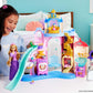 Mattel Disney Princess Pet Castle Playset with 7 Play Areas, 3 Animal Friends, Furniture & 17 Accessories, 2+ ft Tall Pet Palace, Inspired by Movies