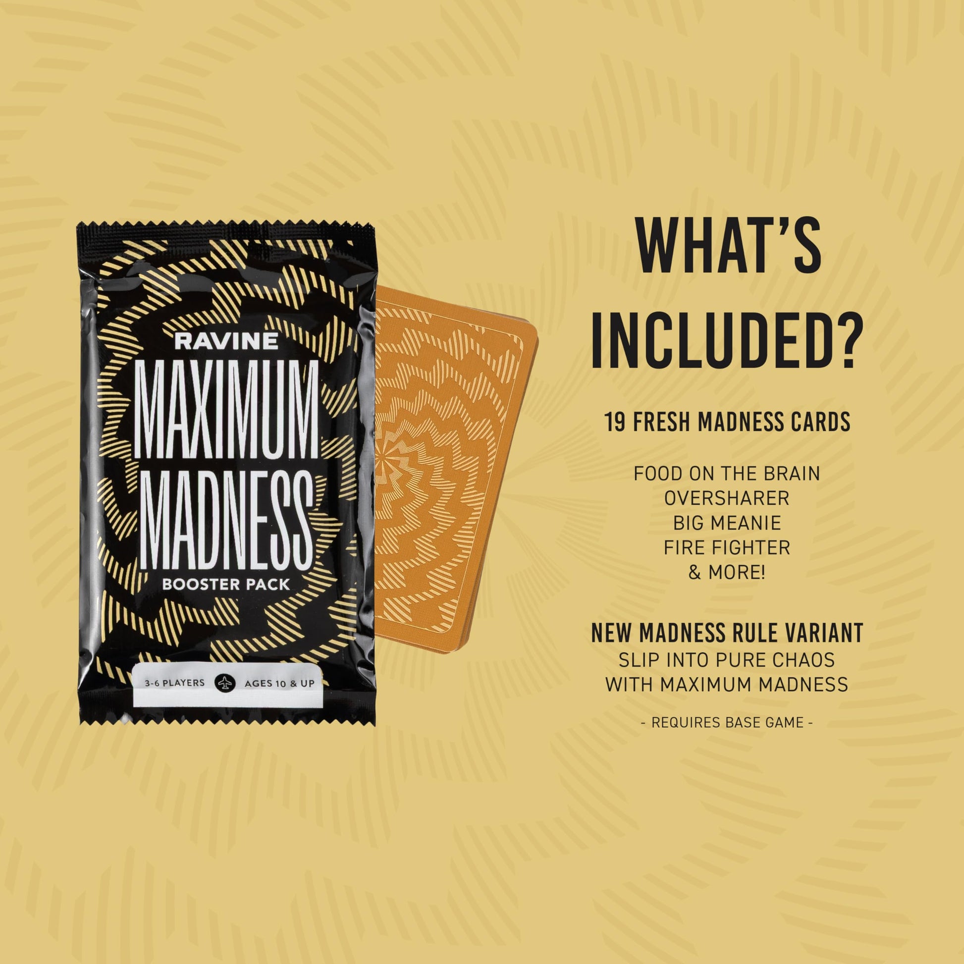 Stellar Factory Ravine Booster Pack: Maximum Madness | New Madness Variant | 19 New Madness Cards | Ravine Expansion