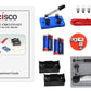 EISCO Morse Code Circuits Kit - Explore Electrical Circuits & Morse Code - Build Basic, Parallel & Series Circuits - Includes Contact Key, Batteries