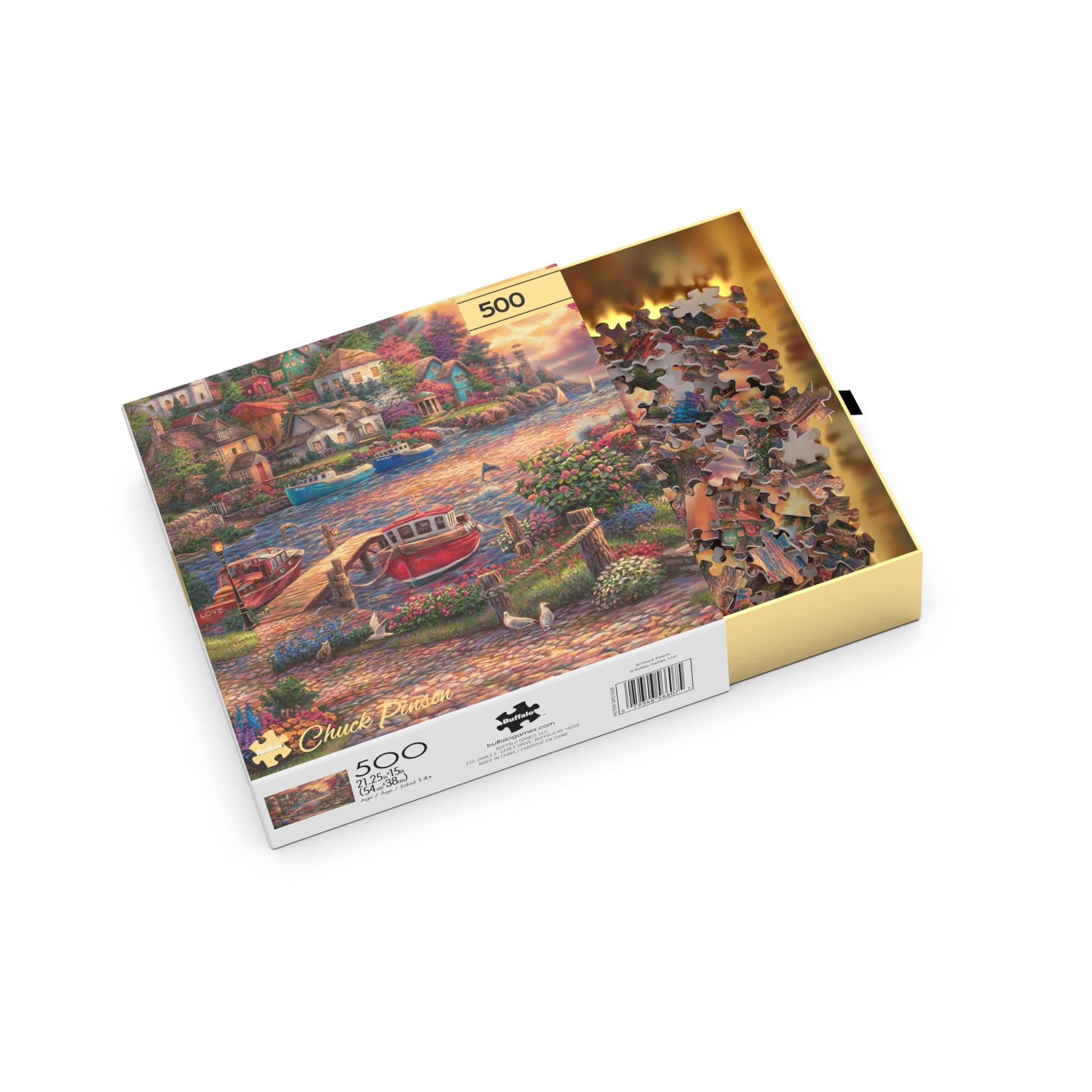 Buffalo Games - This Side of the Sea - 500 Piece Jigsaw Puzzle for Adults