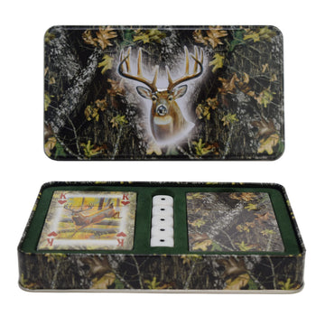 Rivers Edge Products Whitetail Deer Playing Cards and Dice Set