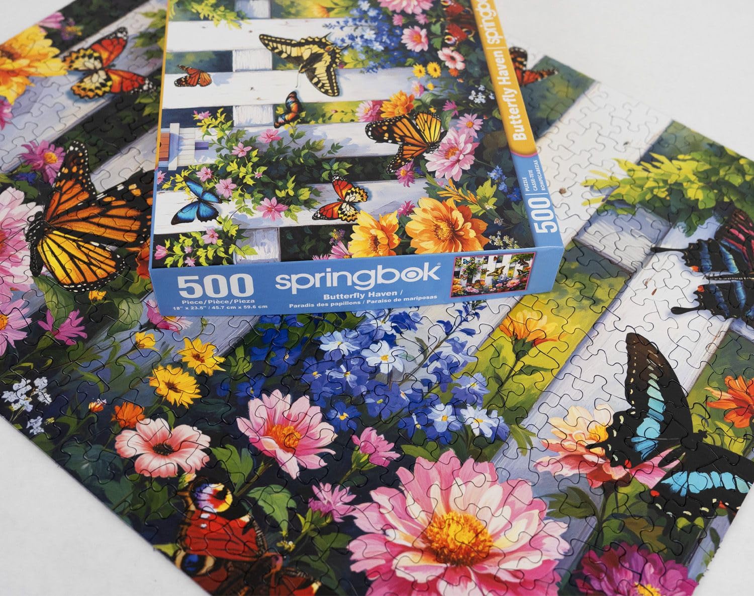 Springbok Butterfly Haven 500 Piece Jigsaw Puzzle for Adults