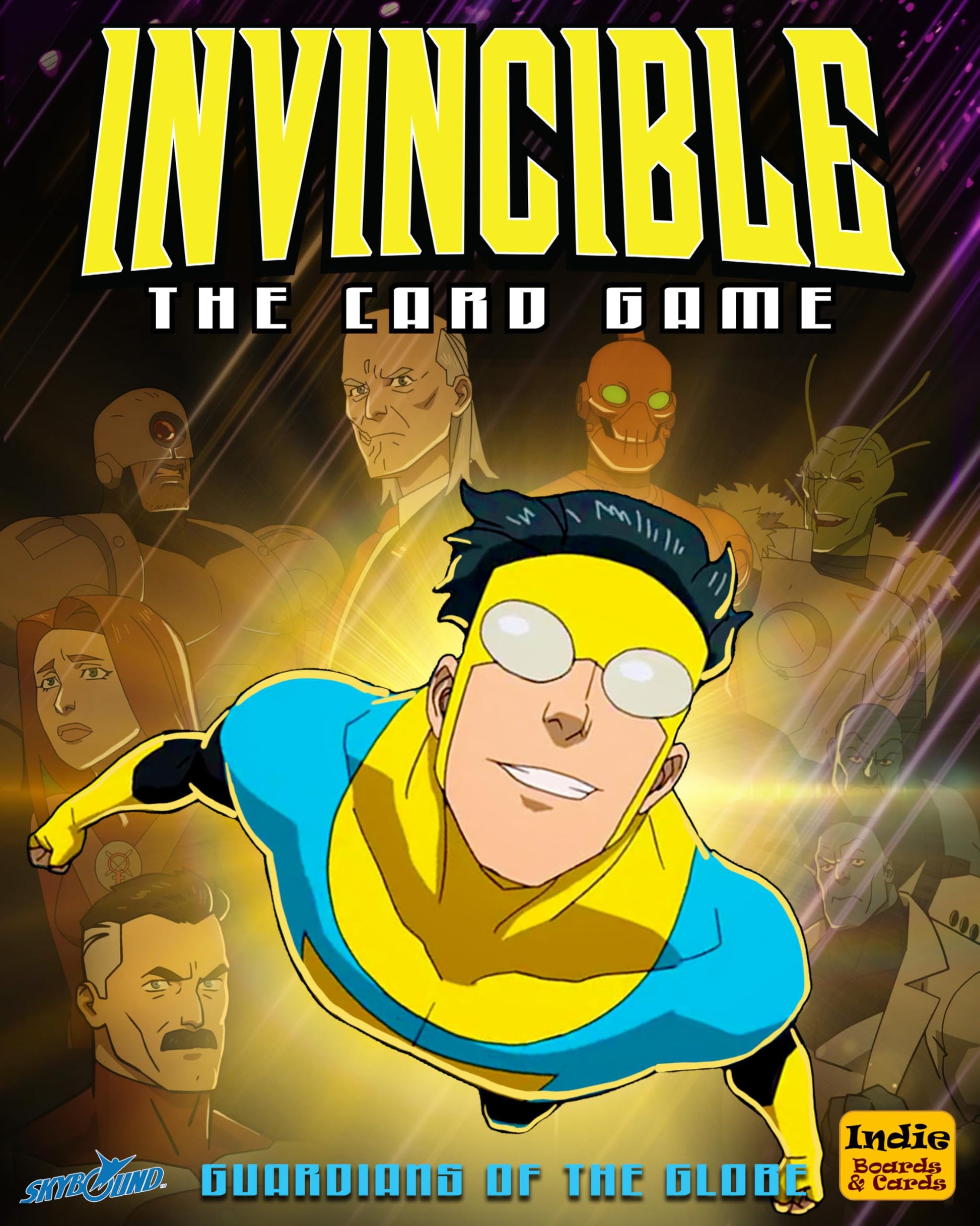 Invincible: The Card Game - Guardians of the Globe | Official Skybound Tabletop Superhero Deck-Building Game | Ages 14+ | 2-4 Players