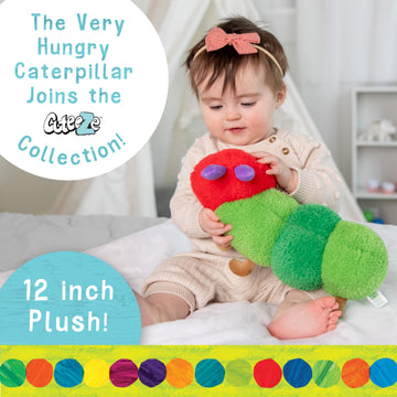 Eric Carle Very Hungry Caterpillar Extra Soft Plush Stuffed Animal Toy for Baby and Toddler Boys and Girls - 12 Inch Plush