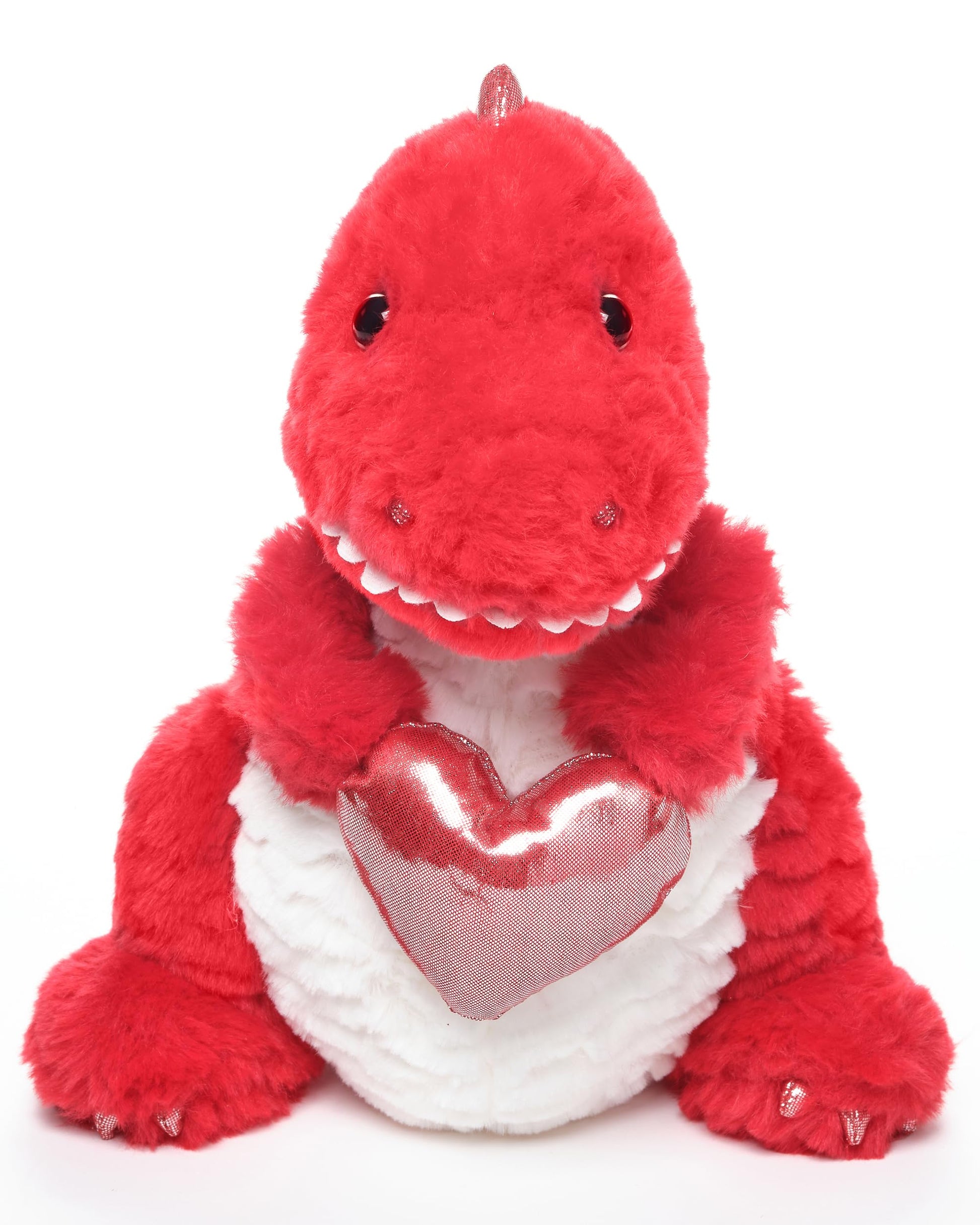 Bearington T-Riffic The Love Dinosaur Plush Stuffed Animal 12 in, Ideal Plushies Gift for Kids & Girlfriends