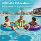 Funscape 3PCS Large Inflatable Pool Float Rings, 44" Swimming Tube W/Handle