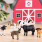 Terra by Battat - Farm Animal Toy Set with Realistic Holstein Cow, Bulls & Donkey Figurines - Educational Toddler Toys for Imaginative Play