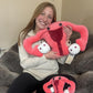 GIANT MICROBES Uterus Plush 24" - Uterus Pillow with Detachable Ovaries
