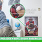 GoSports Pitch N' Stick Kids Baseball Pitching Game - Includes Wall Poster Target and 4 Sticky Ball Baseballs