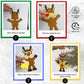 4E's Novelty Foam Christmas Reindeer Ornament Craft for Kids (12 Pack Bulk) Christmas Crafts for Kids Ages 4-8, 8-12 Toddlers DIY Ornament Craft Kit