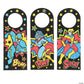 Fun Express Color Your Own Fuzzy Superhero Door Knob Hanger - Makes 24 - Crafts for Kids and Birthday Party Activities