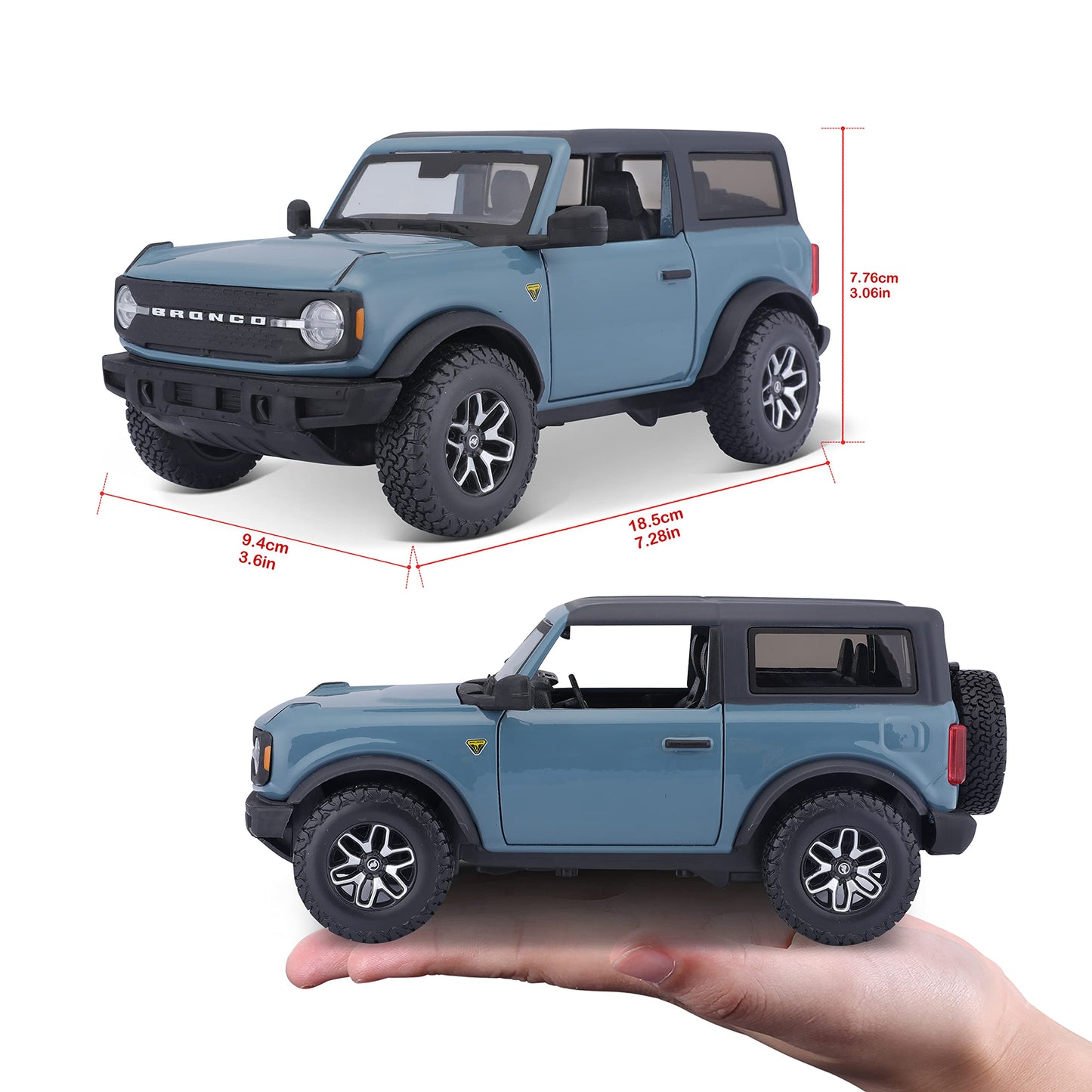Maisto 1:24 Special Edition 2021 Ford Bronco Badlands 2 dr. Blue