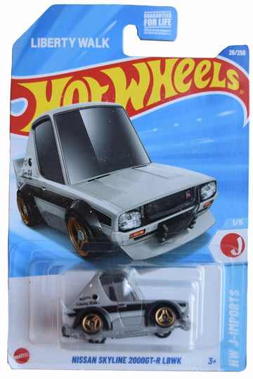 Hot Wheels Nissan Skyline 200GT-R LBWK, HW J-Imports 1/5 [Silver/Black] 26/250