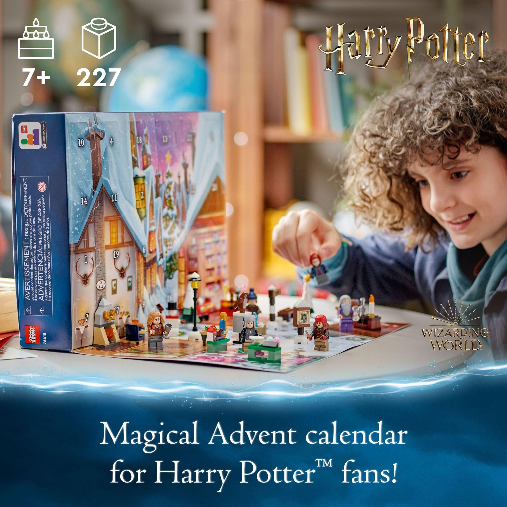 Lego Harry Potter 2023 Advent Calendar 76418 Christmas Countdown Playset with Daily Suprises, Discover New Experiences with This Featuring 18