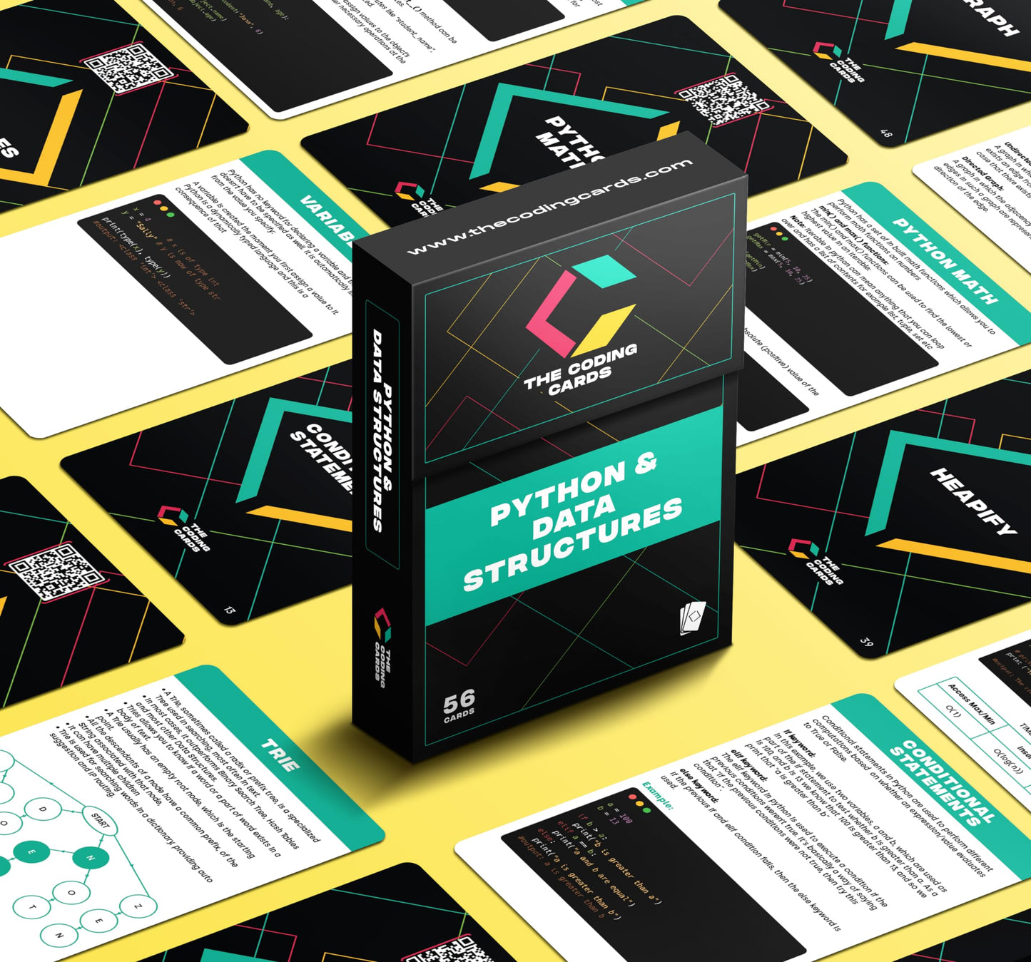 Python and Data Structures Flashcards for Beginners and Experienced Programmers