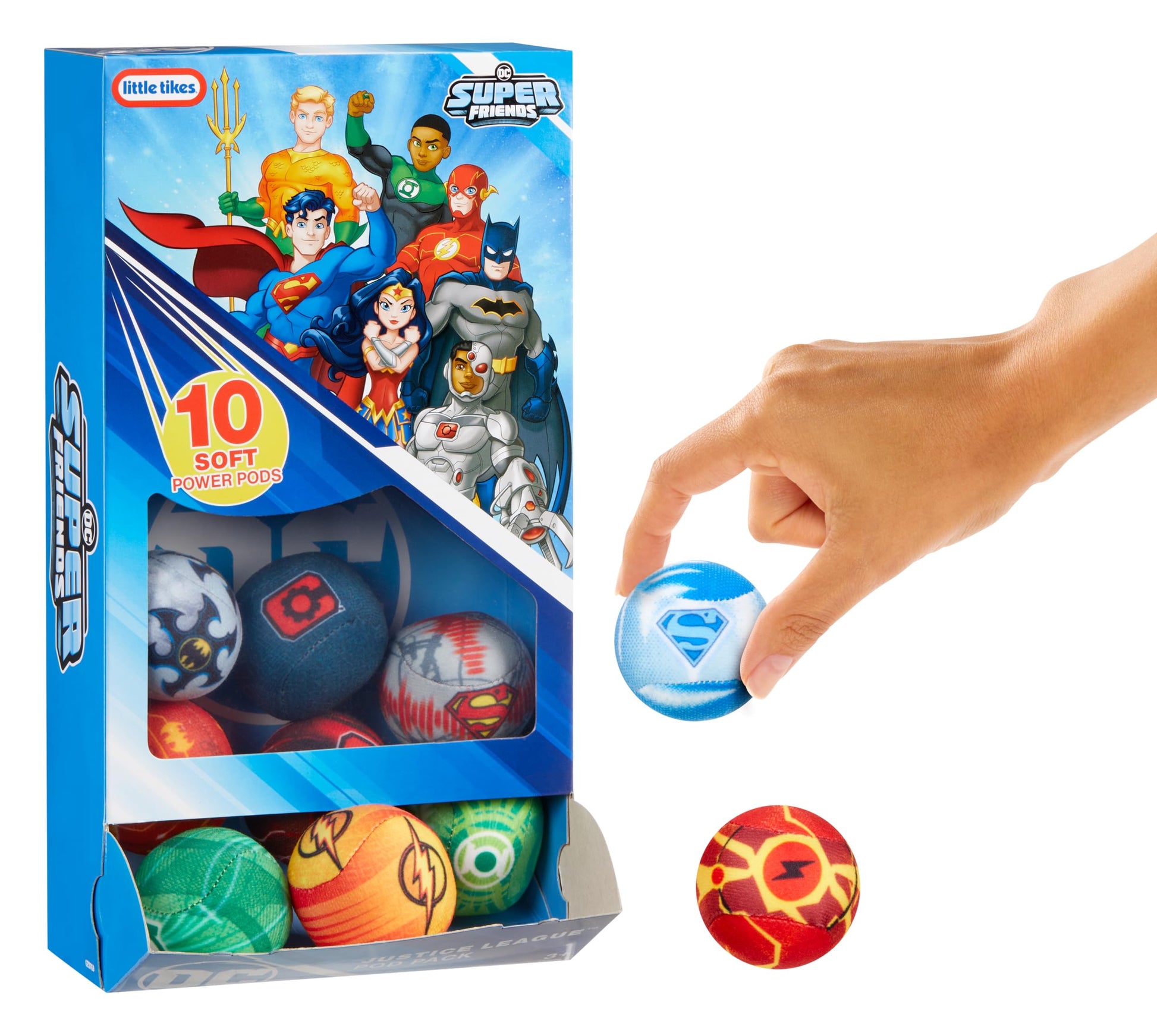 Little Tikes Justice League Power Pods, DC Active Play Toy Blasters, for Boys and Girls Ages 3+ Years